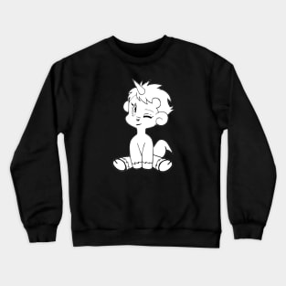 Unico *Wink* in Black and White Crewneck Sweatshirt